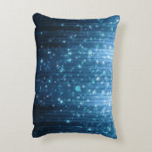 白熱［赤熱］光を放つ抽象芸術: Illuminated Background Art アクセントクッション (裏面(縦))