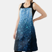 白熱［赤熱］光を放つ抽象芸術: Illuminated Background Art エプロン (インサイチュ)