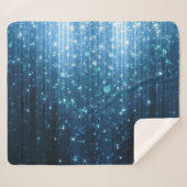 白熱［赤熱］光を放つ抽象芸術: Illuminated Background Art シェルパブランケット (正面(横))