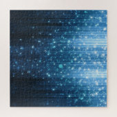 白熱［赤熱］光を放つ抽象芸術: Illuminated Background Art ジグソーパズル (横)