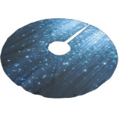 白熱［赤熱］光を放つ抽象芸術: Illuminated Background Art ブラッシュドポリエステルツリースカート (アングル)