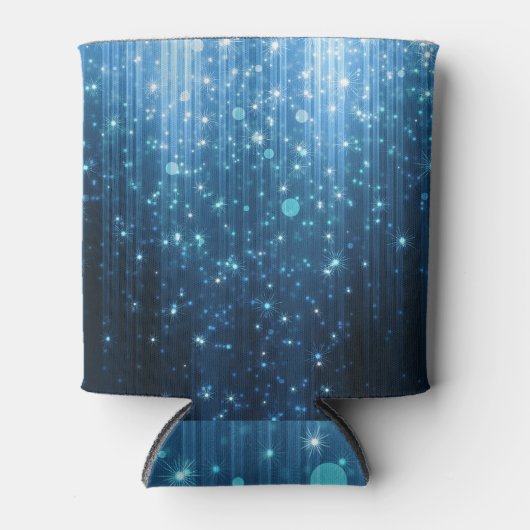 白熱［赤熱］光を放つ抽象芸術: Illuminated Background Art 缶クーラー (正面)