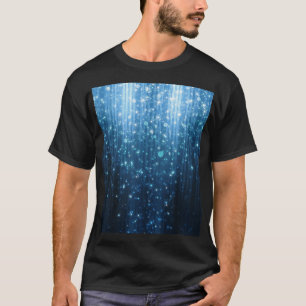 白熱［赤熱］光を放つ抽象芸術: Illuminated Background Art Tシャツ