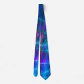 白熱［赤熱］光を放つ数々の色の光線 ネクタイ (裏面)