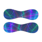 白熱［赤熱］光を放つ数々の色の光線 野球ボール (パネル)