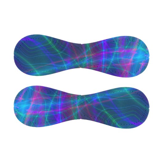 白熱［赤熱］光を放つ数々の色の光線 野球ボール (パネル)