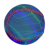白熱［赤熱］光を放つ数々の色の光線 野球ボール (正面左)