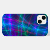 白熱［赤熱］光を放つ数々の色の光線 Case-Mate iPhoneケース (裏面 (横))