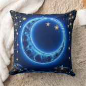 白熱［赤熱］光を放つ月 クッション (ブランケット)