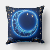 白熱［赤熱］光を放つ月 クッション (裏面)