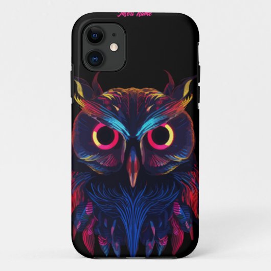 白熱［赤熱］光を放つ目 Case-Mate iPhoneケース (裏面)