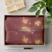 白熱［赤熱］光を放つ秋カラフルメ葉デー秋 薄葉紙 (ギフト)