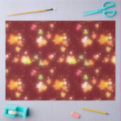 白熱［赤熱］光を放つ秋カラフルメ葉デー秋 薄葉紙 (クラフト)