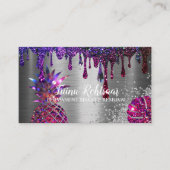 白熱［赤熱］光を放つ自信永久化粧 名刺 (正面)