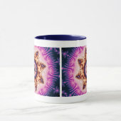 白熱［赤熱］光を放つ – フラクタルマググ マグカップ (中央)