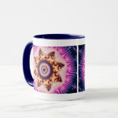 白熱［赤熱］光を放つ – フラクタルマググ マグカップ (正面左)