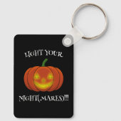白熱［赤熱］光を放つJack-o'-Lantern -悪夢を点灯 キーホルダー (裏面)
