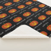 白熱［赤熱］光を放つJack-o'-Lantern -悪夢を点灯 シェルパブランケット (3/4)