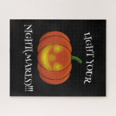 白熱［赤熱］光を放つJack-o'-Lantern -悪夢を点灯 ジグソーパズル (横)