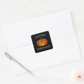 白熱［赤熱］光を放つJack-o'-Lantern -悪夢を点灯 スクエアシール (封筒)