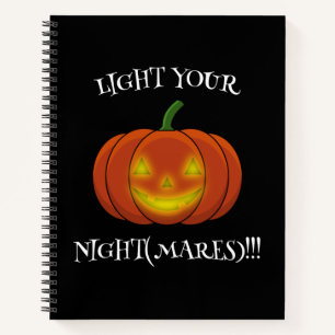 白熱［赤熱］光を放つJack-o'-Lantern -悪夢を点灯 ノートブック