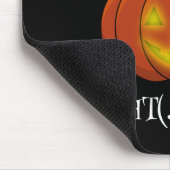 白熱［赤熱］光を放つJack-o'-Lantern -悪夢を点灯 マウスパッド (コーナー)
