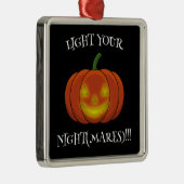 白熱［赤熱］光を放つJack-o'-Lantern -悪夢を点灯 メタルオーナメント (右)