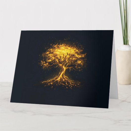 白熱［赤熱］光を放つTree of Life – 神秘的で魅惑的 カード (正面)