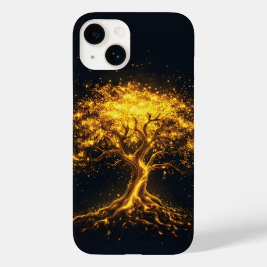 白熱［赤熱］光を放つTree of Life – 神秘的で魅惑的 Case-Mate iPhoneケース (裏面)