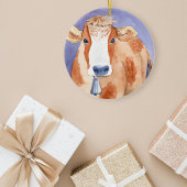 白牛と赤牛(フレンドリーけものシリーズ) セラミックオーナメント