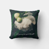 白牡丹装飾用クッション クッション (正面)