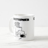 白物及び洗濯機修理 コーヒーマグカップ (正面左)