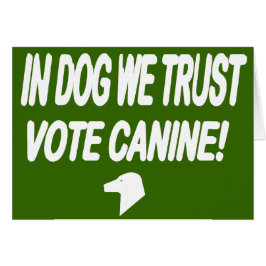 白犬と投票文字