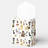 白犬のパターン フェイバーボックス (オープン)