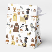 白犬のパターン フェイバーボックス (裏面サイド)