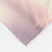 白犬及びバラ収集フリースブランケット フリースブランケット (角)