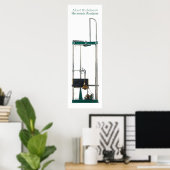 白独身のの表示：高調波アナライザ ポスター (ホームオフィス)