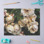 白独身のバラ 薄葉紙 (クラフト)