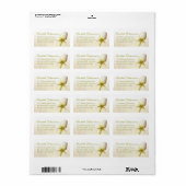 白独身の薔薇結婚芽返信住所 シール (フルシート)