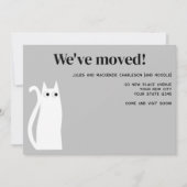 白猫が引っ越し新居 案内状 (正面)