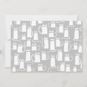 白猫が引っ越し新居 案内状 (裏面)