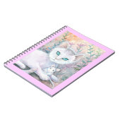 白猫とネズミのノート ノートブック (左側)