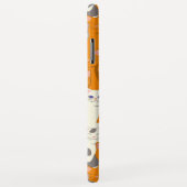 白猫と生姜の猫が緑の目を青く描く Case-Mate iPhoneケース (裏面/右)