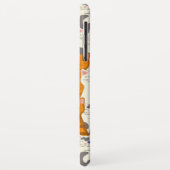 白猫と生姜の猫が緑の目を青く描く Case-Mate iPhoneケース (裏面/左)