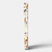 白猫と生姜の猫が緑の目を青く描く Case-Mate iPhoneケース (裏面 / 左)