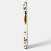 白猫と生姜の猫が緑の目を青く描く Case-Mate iPhoneケース (裏面 / 左)