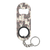 白猫と白猫の柄 キーホルダー栓抜き (裏面)