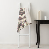 白猫と白猫の柄 シェルパブランケット (インサイチュ)