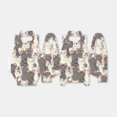 白猫と白猫の柄 フェイバーボックス (折り畳みなし)