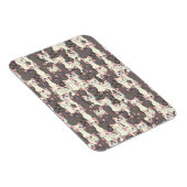 白猫と白猫の柄 マグネット (右側)